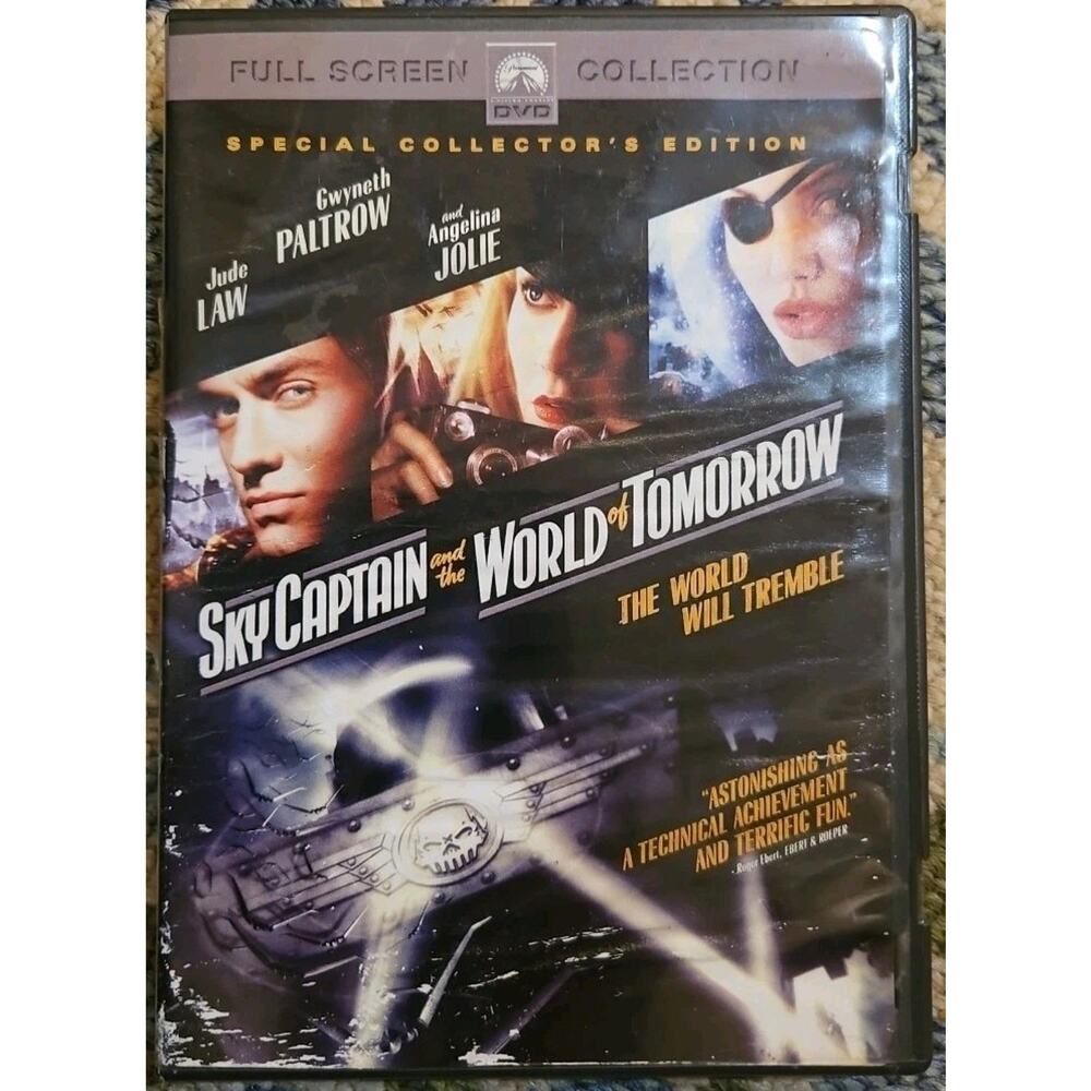 Sky Captain and the World of Tomorrow (DVD, 2005, Full Frame) TESTED